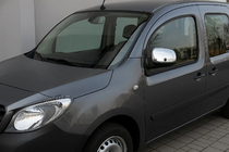 Mercedes Citan 2013–2021 Kromirani pokrovi ogledal (2 kosa, nerjavno jeklo) OmsaLine - italijansko nerjavno jeklo fotografija 1