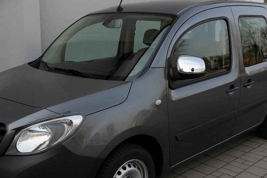 Mercedes Citan 2013–2021 Kromirani pokrovi ogledal (2 kosa, nerjavno jeklo) OmsaLine - italijansko nerjavno jeklo Image