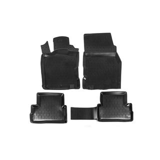 Gumijasti tepihi za kabino (4 kosi, Niken 3D) Nissan Qashqai 2014–2021 fotografija 1
