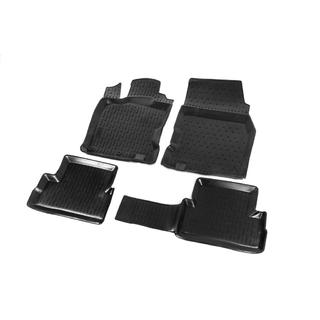 Gumijasti tepihi za kabino (4 kosi, Niken 3D) Nissan Qashqai 2014–2021 fotografija 2