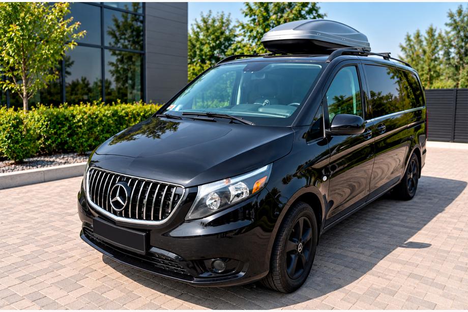 Mercedes Vito/V-razred W447 2014– Sprednja maska hladilnika GT Panamericana Chrome (2014-2023 za Vito W447) Fotografija 7