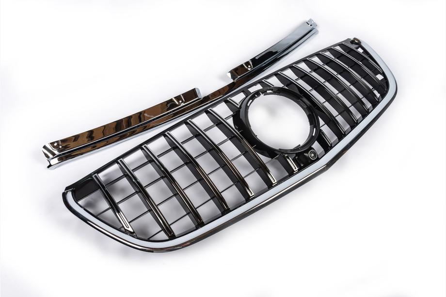 Mercedes Vito/V-razred W447 2014– Sprednja maska hladilnika GT Panamericana Chrome (2014-2023 za Vito W447) Fotografija 10
