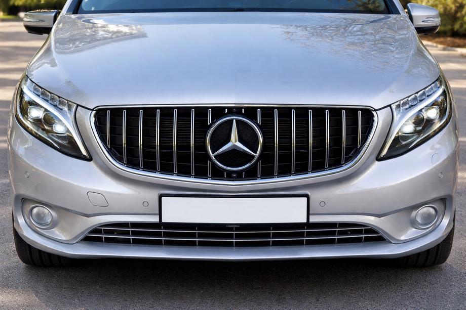 Mercedes Vito/V-razred W447 2014– Sprednja maska hladilnika GT Panamericana Chrome (2014-2023 za Vito W447) Fotografija 4