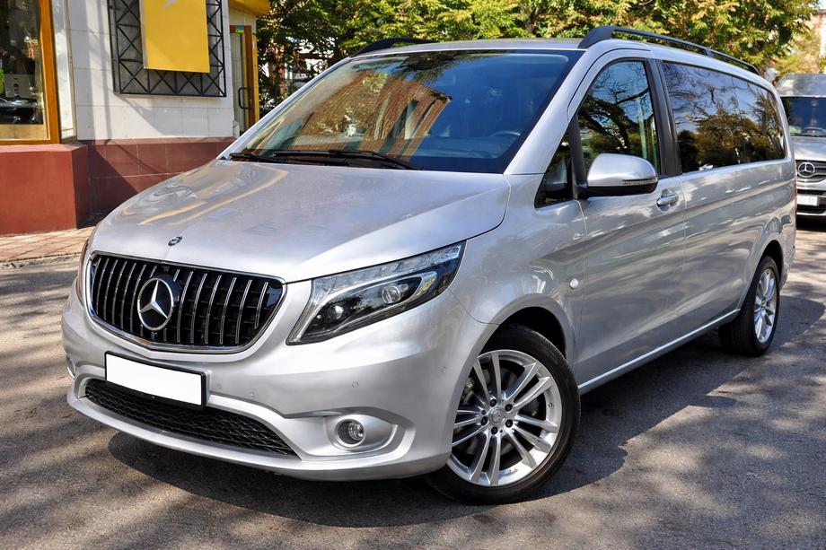 Mercedes Vito/V-razred W447 2014– Sprednja maska hladilnika GT Panamericana Chrome (2014-2023 za Vito W447) Fotografija 5