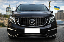 Mercedes Vito/V-razred W447 2014– Sprednja maska hladilnika GT Panamericana Chrome (2014-2019 za V-class) fotografija 1