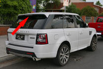 Range Rover Sport 2005–2013 Spojler za barvanje fotografija 1