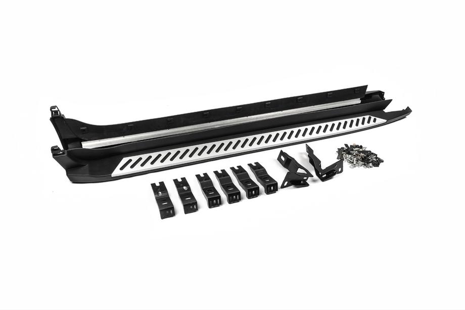 BMW X3 F25 2011–2018 Originalne stranske stopnice V2 (2 kosa, aluminij) Fotografija 2