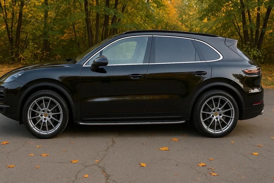 Porsche Cayenne 2018– Stranske stopnice (2 kosa, aluminij) Image