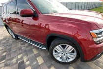 Volkswagen Atlas (Terramont) 2016– OEM stranske stopnice (2 kos, aluminij) fotografija 3