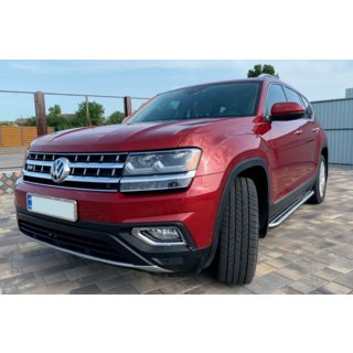 OEM stranske stopnice (2 kos, aluminij) Volkswagen Atlas (Terramont) 2016– fotografija 1