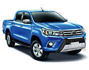 Toyota Hilux 2015– Sprednji lip spojler odbijača V1 (ABS) fotografija 3