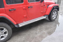 Jeep Wrangler 2007–2017 Stranske stopnice Silver (2 kos) fotografija 4