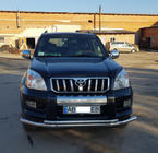 Toyota Land Cruiser Prado 120 2002–2009 Sprednji zaščitni lok ST014 (nerjaveče jeklo) 60/42 mm fotografija 2