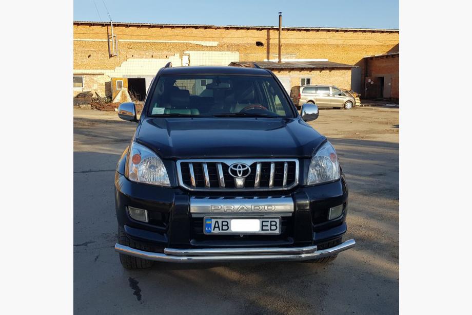 Toyota Land Cruiser Prado 120 2002–2009 Sprednji zaščitni lok ST014 (nerjaveče jeklo) 60/60 mm Fotografija 2