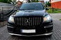 Mercedes GL/GLS razred X166 2012–2019 Sprednja maska hladilnika GT Panamericana (za GL High) fotografija 3