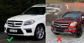 Mercedes GL/GLS razred X166 2012–2019 Sprednja maska hladilnika GT Panamericana (za GL High) fotografija 8