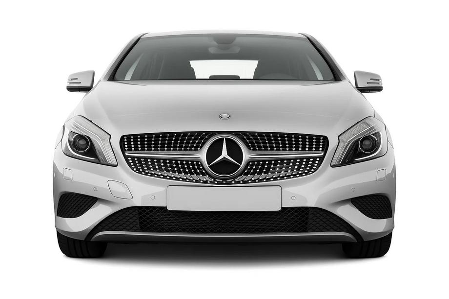 Mercedes A-class W176 2012–2018 Sprednja maska hladilnika Diamond Silver (2012-2015) Image