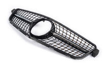 Mercedes razred C W204 2007–2015 Sprednja maska hladilnika Diamond Black fotografija 3