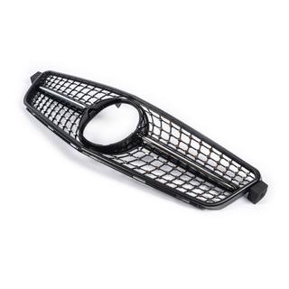 Sprednja maska hladilnika Diamond Black Mercedes razred C W204 2007–2015 fotografija 3