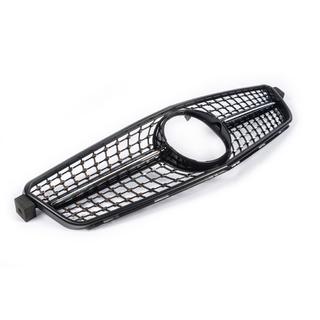 Sprednja maska hladilnika Diamond Black Mercedes razred C W204 2007–2015 fotografija 4
