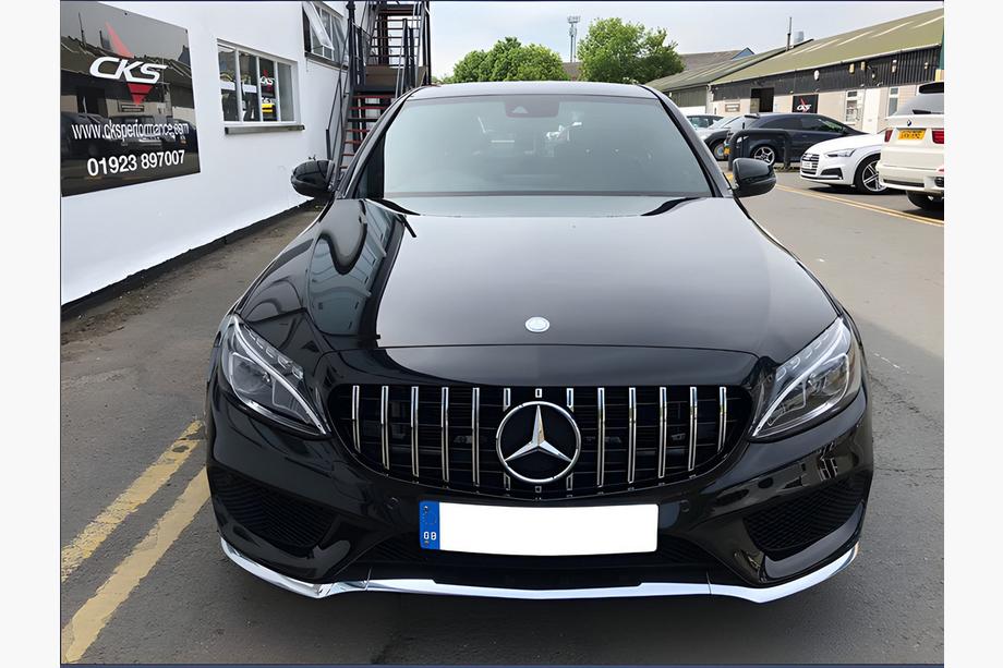 Mercedes C-class W205 2014–2021 Sprednja maska Panamericana GT (za Avantgarde/AMG-Line/C43 AMG) Fotografija 6