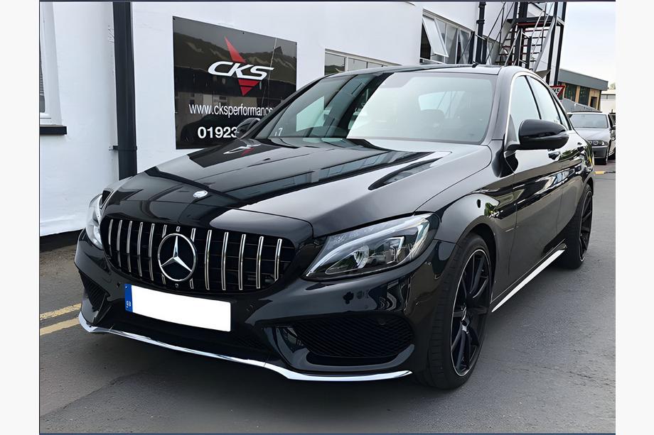 Mercedes C-class W205 2014–2021 Sprednja maska Panamericana GT (za Avantgarde/AMG-Line/C43 AMG) Fotografija 8
