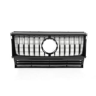 Sprednja maska (GT, s kromiranimi letvicami) Mercedes G razred W463 1990–2018 fotografija 2
