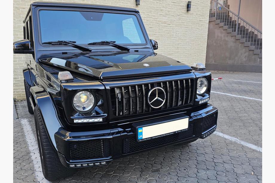 Mercedes G razred W463 1990–2018 Sprednja maska (GT, s kromiranimi letvicami) Image