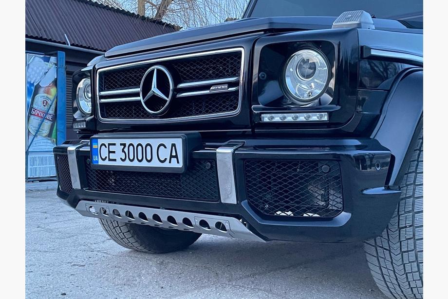Mercedes G razred W463 1990–2018 Sprednji odbijač AMG G63/G65 (komplet) G65 (črna mreža) Image