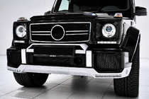 Mercedes G razred W463 1990–2018 Lip spojler sprednjega odbijača BRBS z LED fotografija 1