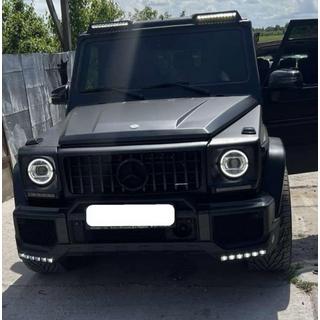 Lip spojler sprednjega odbijača BRBS z LED Mercedes G razred W463 1990–2018 fotografija 2