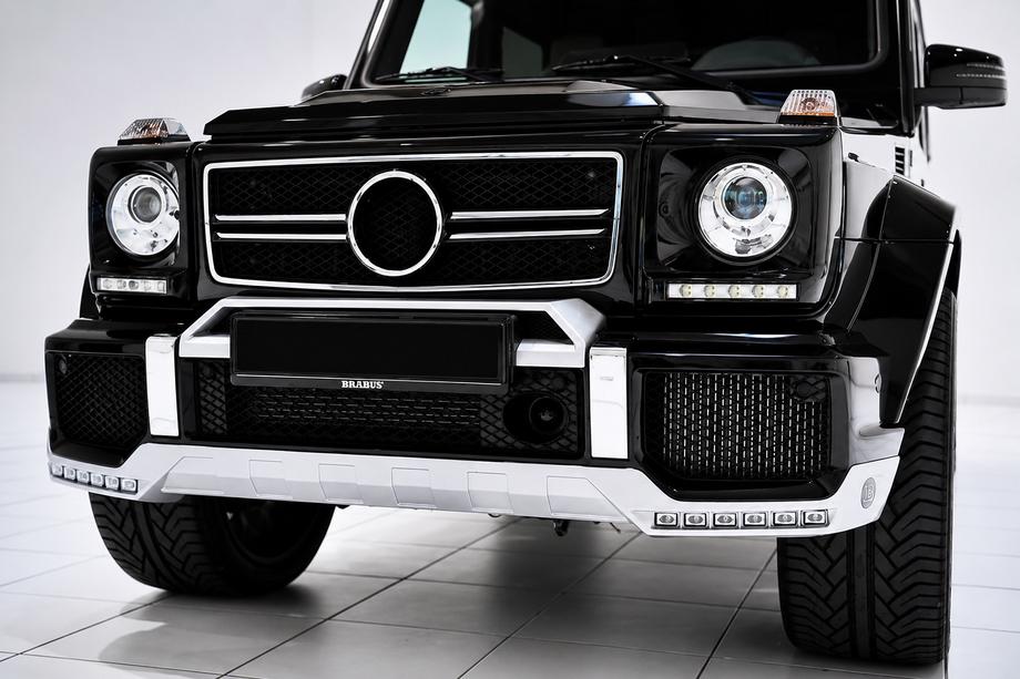 Mercedes G razred W463 1990–2018 Lip spojler sprednjega odbijača BRBS z LED Image