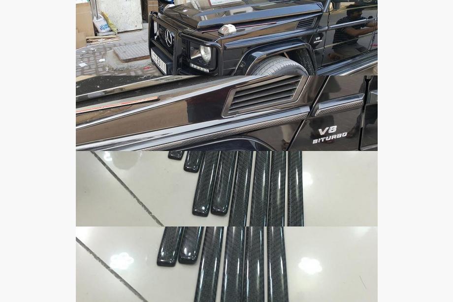 Mercedes G razred W463 1990–2018 Karbonaste vratne letve (vložki) Image