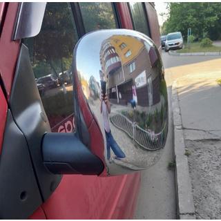 Kromirani pokrovi ogledal (2 kosa, nerjavno jeklo) fotografija 2