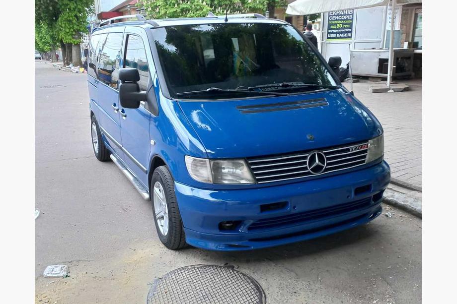 Mercedes Vito W638 1996–2003 Spodnji lip sprednjega odbijača Brabos Style (za lakiranje) Image