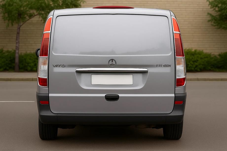 Mercedes Vito W639 2004–2014 Kromirani pokrovi za stop luči (2 kosa, nerjaveče jeklo) Image