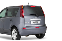 Nissan Note 2004–2012 Zaščitna letev roba prtljažnika (nerjaveče jeklo) fotografija 3