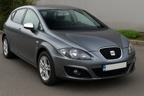 Seat Leon 2005–2012 Pokrovi ogledal (2005-2010, 2 kos, nerjavno jeklo) OmsaLine - ABS plastika fotografija 1