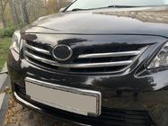 Toyota Corolla 2007–2013 Okrasne letvice za masko hladilnika (2010-2013, 3 kosi, nerjavno jeklo) fotografija 5