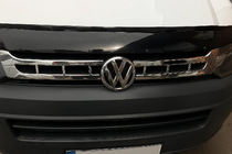 Volkswagen T5 2010–2015 Letve za masko (Carmos, 2 kosa, nerjaveče jeklo) fotografija 4