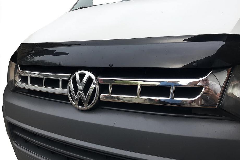 Volkswagen T5 2010–2015 Letve za masko (Carmos, 2 kosa, nerjaveče jeklo) Image