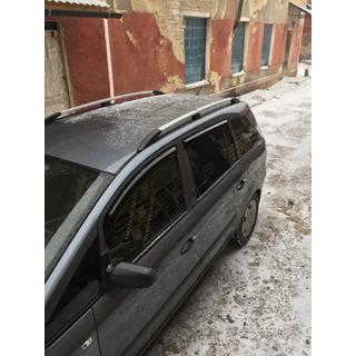 Aluminijaste strešne letve (Caravan, krom) Opel Zafira B 2005–2011 fotografija 4