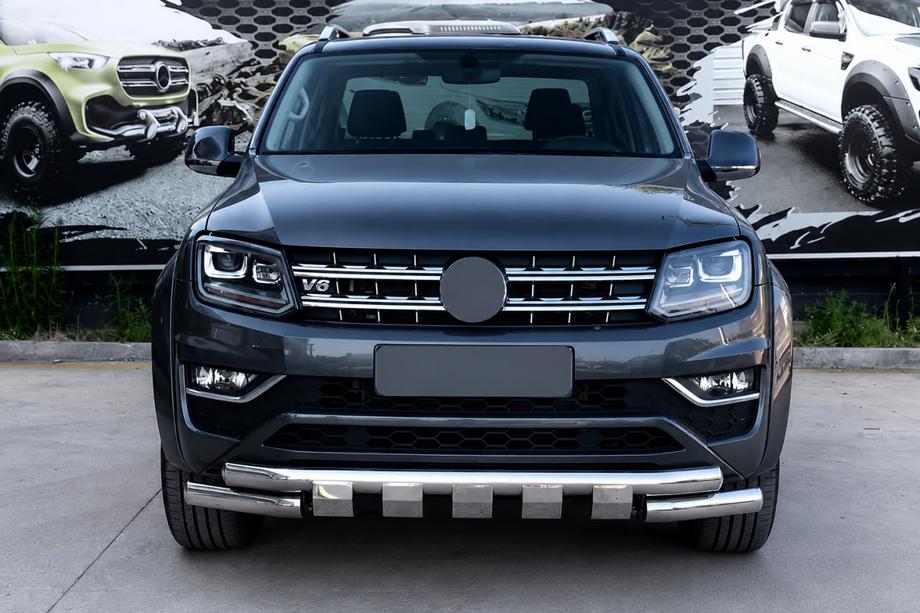 Volkswagen Amarok 2010–2022 Sprednji zaščitni lok F3-08.7 (nerjavno jeklo) Image
