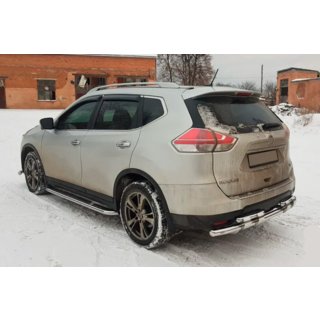 Zadnji zaščitni lok NSXT.13.6.B1-08 (nerjaveče jeklo) Nissan X-trail T32/Rogue 2014–2021 fotografija 4