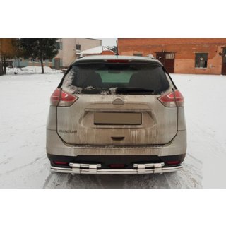Zadnji zaščitni lok NSXT.13.6.B1-08 (nerjaveče jeklo) Nissan X-trail T32/Rogue 2014–2021 fotografija 1
