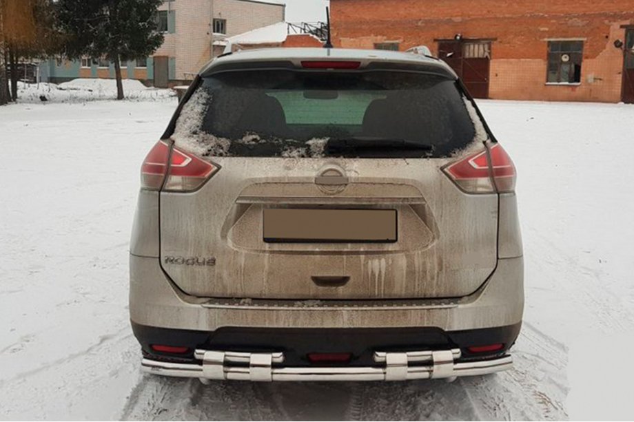 Nissan X-trail T32/Rogue 2014–2021 Zadnji zaščitni lok NSXT.13.6.B1-08 (nerjaveče jeklo) Fotografija 1