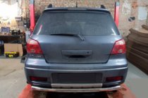Mitsubishi Outlander 2001–2006 Zadnji zaščitni lok AK002/2 (nerjavno jeklo) fotografija 1