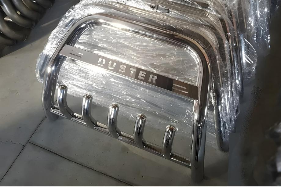 Dacia Duster 2008–2018 Sprednji zaščitni lok (bullbar) RNDT.09.F1-58.6 (nerjaveče jeklo) Fotografija 2