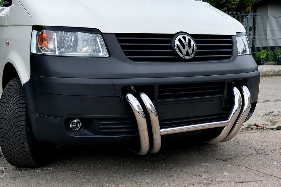 Volkswagen T5 Transporter 2003–2010 Sprednji zaščitni lok ST006-03 Nostrils (nerjavno jeklo) Fotografija 5