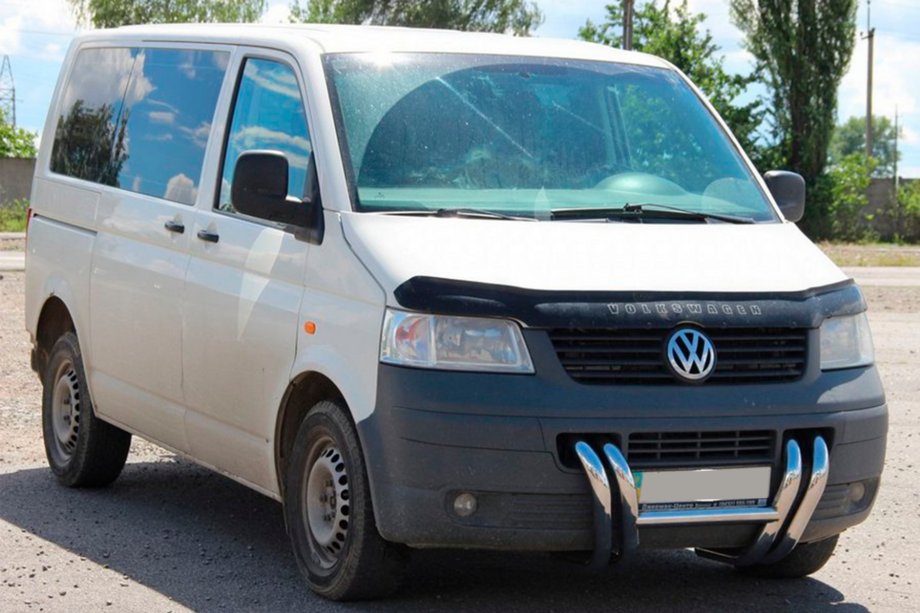 Volkswagen T5 Transporter 2003–2010 Sprednji zaščitni lok ST006-03 Nostrils (nerjavno jeklo) Fotografija 9